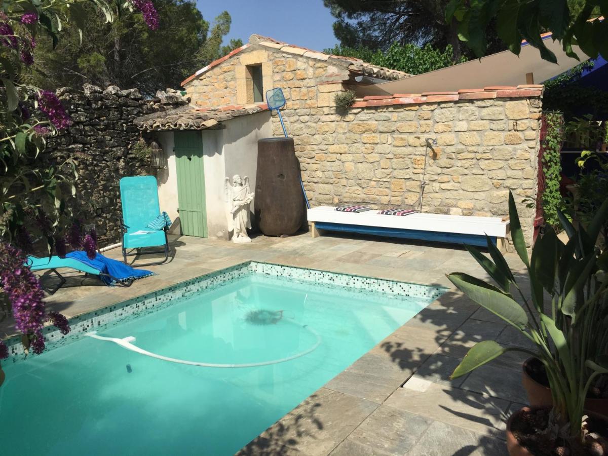 Charming Stone Villa With Pool & Garden Montaren-et-Saint-Médiers エクステリア 写真